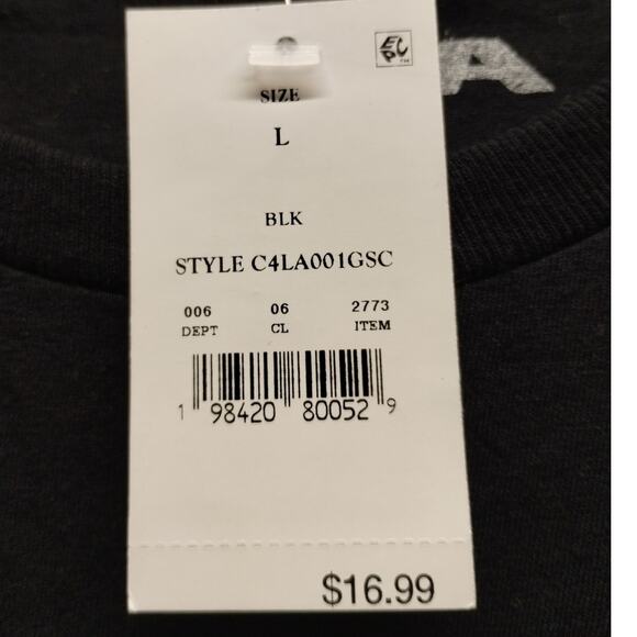 BLACKPINK - LISA Size Large Official Merch Alter Ego Black KPOP Graphic Tee NWT - Picture 5 of 5